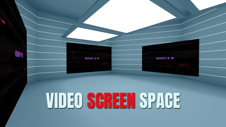 Video Screen Space ein VR Ort für Tutorial Videos!
